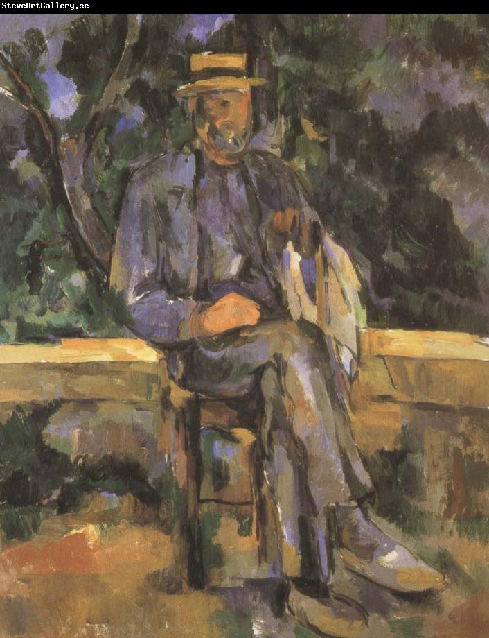 Paul Cezanne mannen vergadering